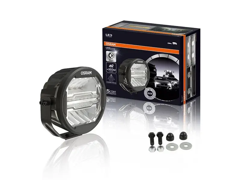 10In Osram Led Light Round Mx260-Cb / Combo Beam And Mounting Kit 1