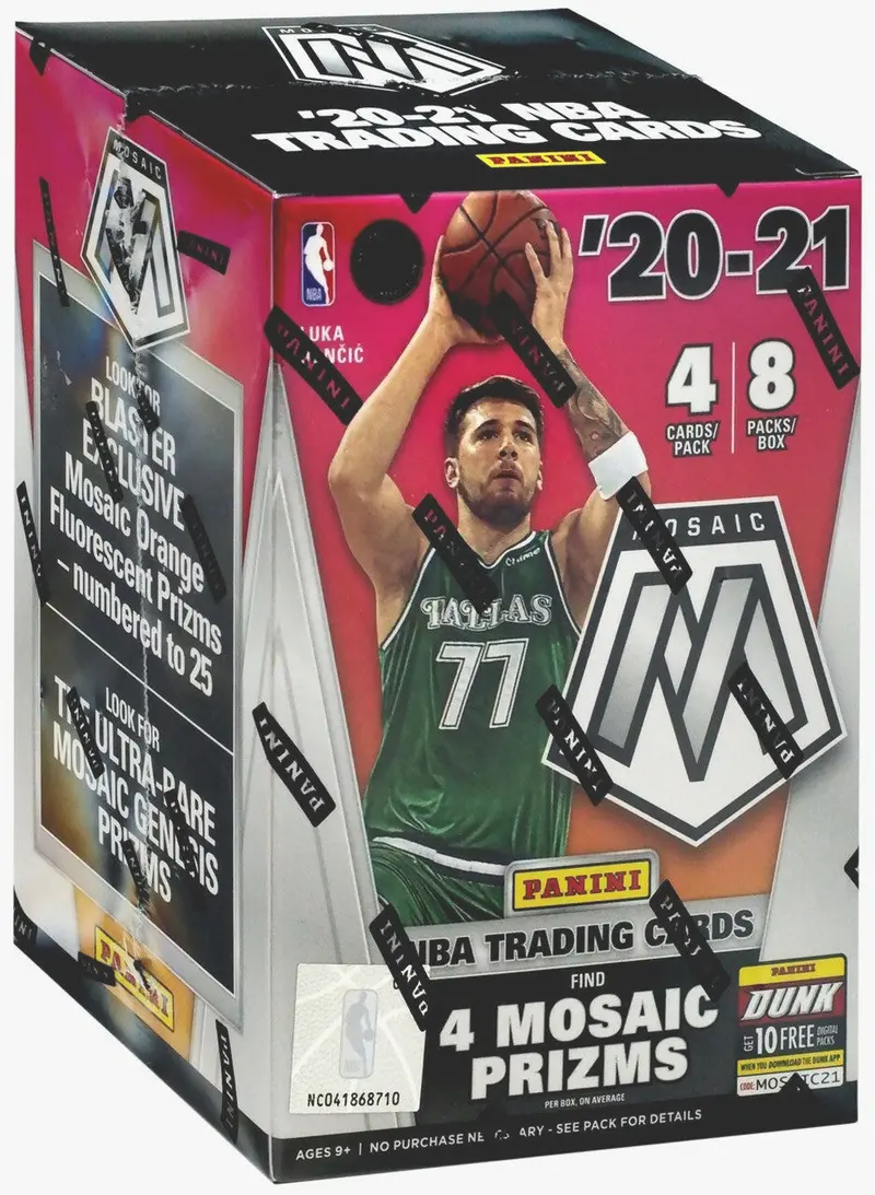 2019-20 Mosaic Basketball Blaster Box 1