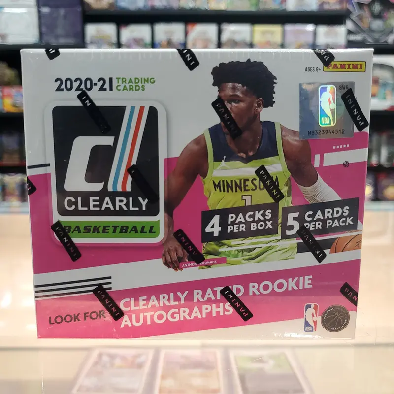 2020-21 Clearly Donruss Basketball Hobby Box 1