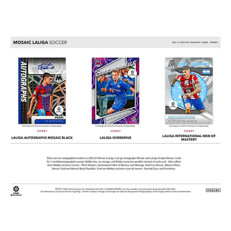 2021-22 Mosaic La Liga Soccer Hobby Box 2