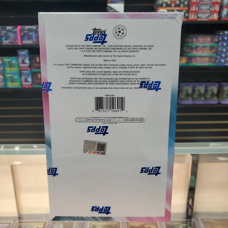2021-22 Topps Chrome Soccer Lite Hobby Box 2