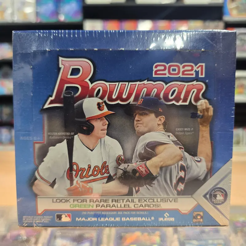 2021 Bowman Baseball Retail Display Box 1