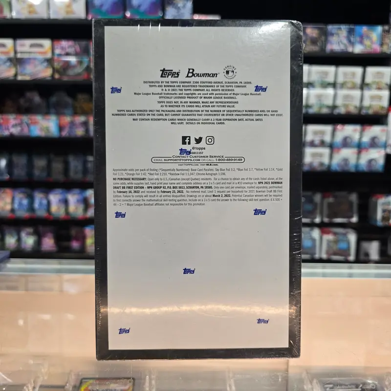 2021 Bowman Draft Box (24 Pack Box) (1St Edition) 1