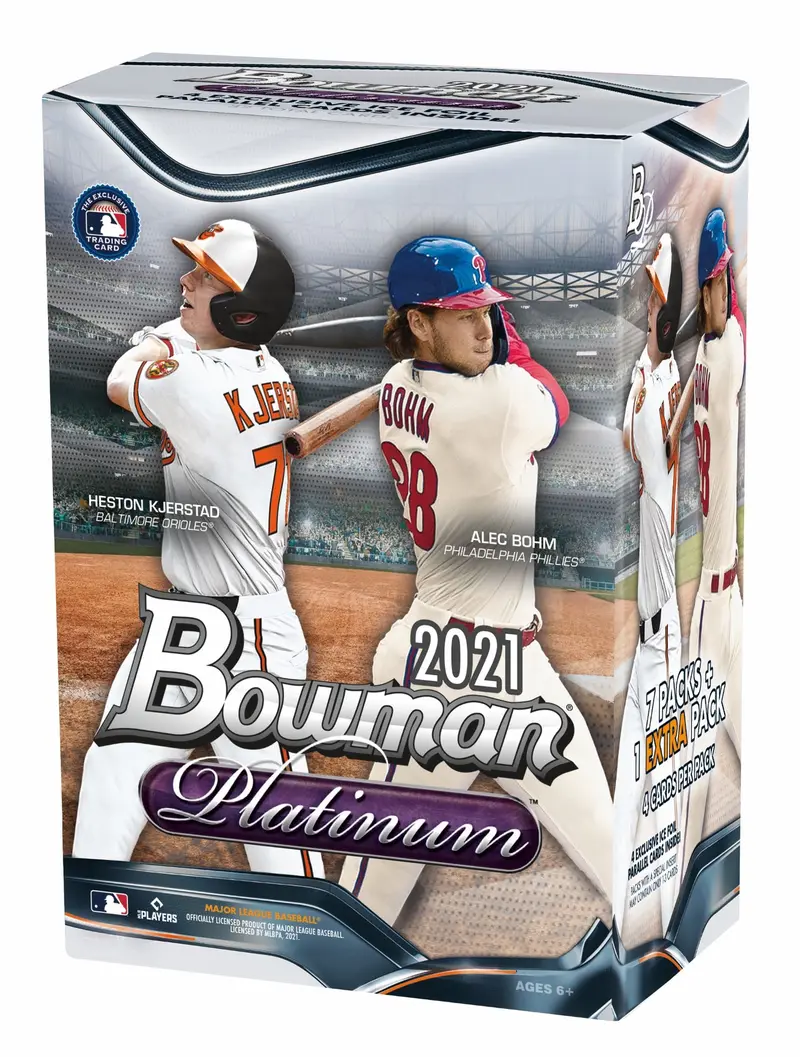 2021 Bowman Platinum Baseball Blaster Box 1