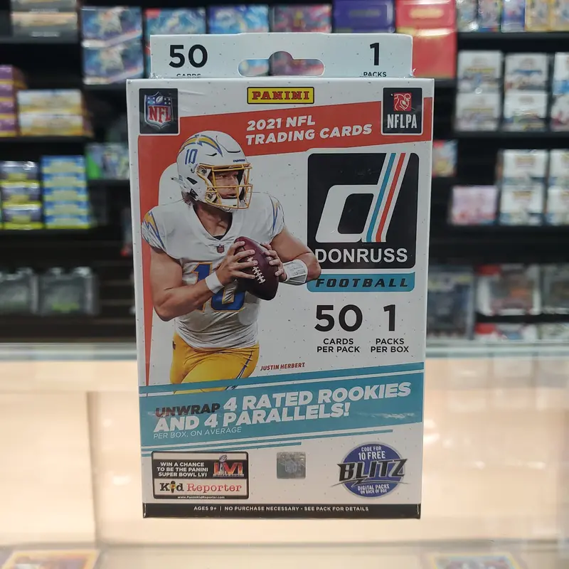2021 Donruss Football Hanger Box (Press Proof/Red Parallels) 1