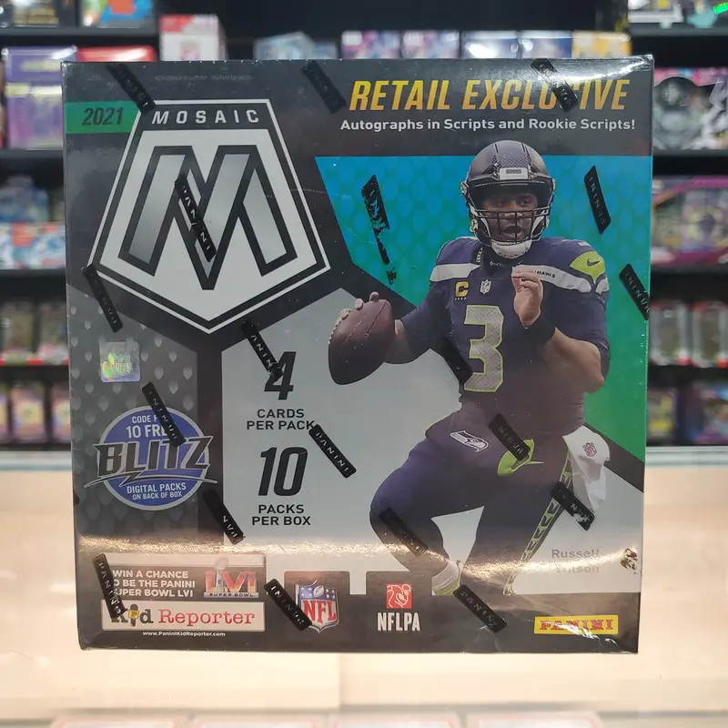 2021 Mosaic Football Mega Box (Exclusive Scripts) 1