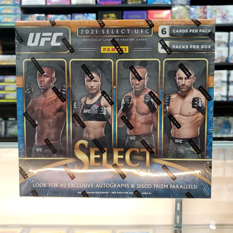 2021 Panini Select Ufc H2 Hybrid Hobby Box 1
