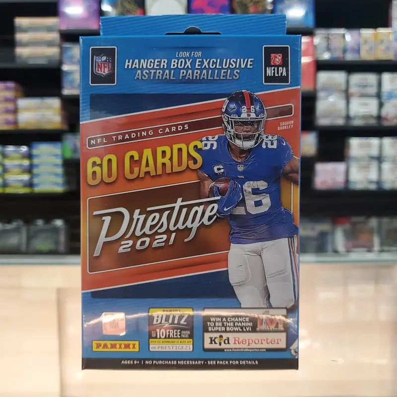 2021 Prestige Football Hanger Box (Astral Parallels) 1