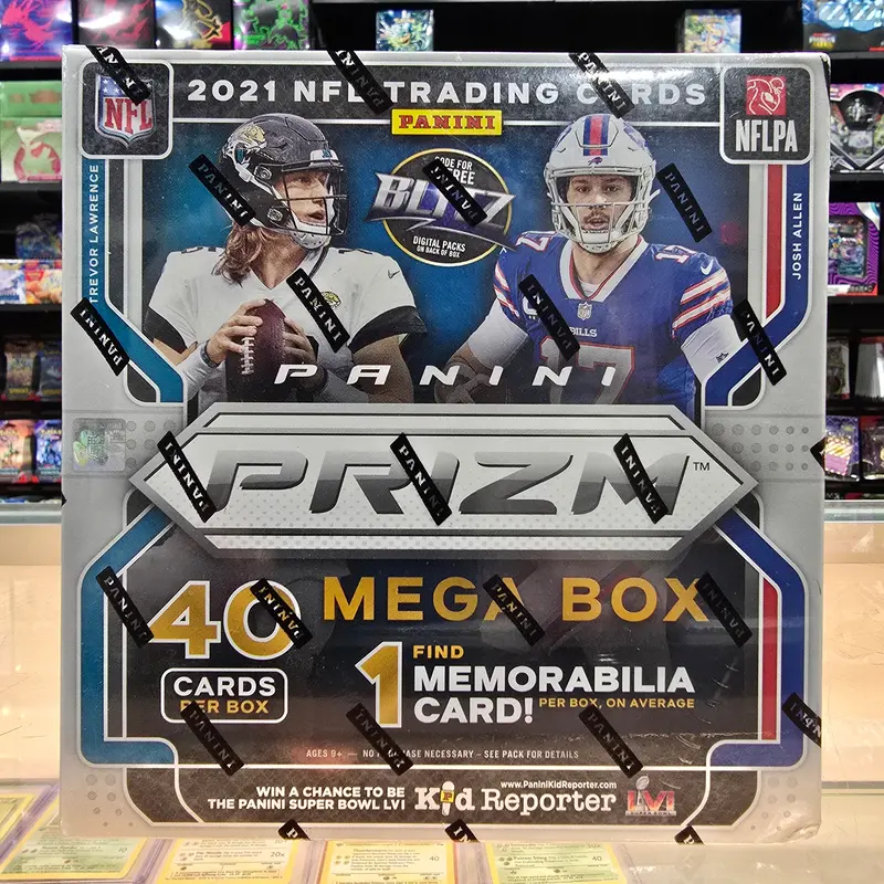 2021 Prizm Football Mega Box (Neon Green Pulsar) 1