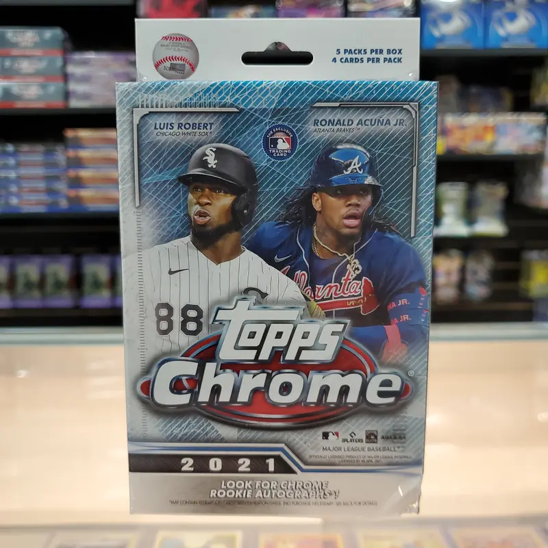 2021 Topps Chrome Baseball Hanger Box 1