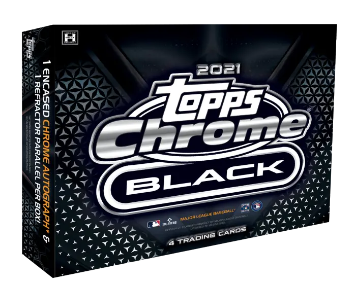 2021 Topps Chrome Black Baseball Hobby Box 1