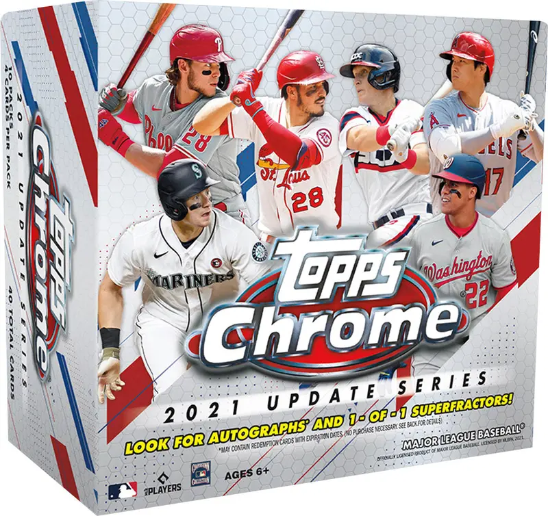 2021 Topps Chrome Update Baseball Mega Box 1