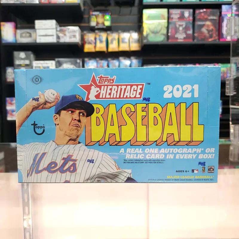 2021 Topps Heritage Baseball Hobby Box 1