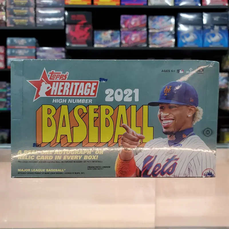 2021 Topps Heritage High Number Baseball Hobby Box 1