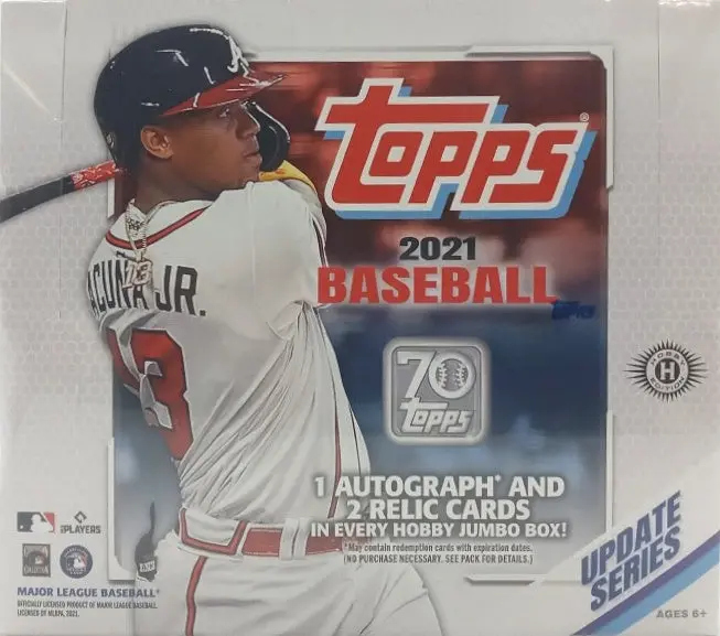 2021 Topps Update Series Baseball Hobby Jumbo Box 1