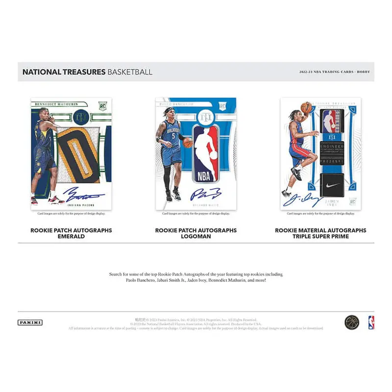 2022-23 National Treasures Basketball Hobby Box 1