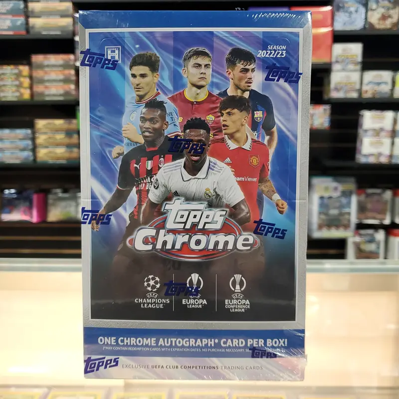 2022-23 Topps Chrome Uefa Club Competitions Soccer Hobby Box 1