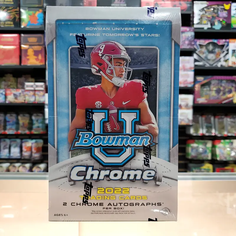 2022 Bowman Chrome University Football Hobby Box 1