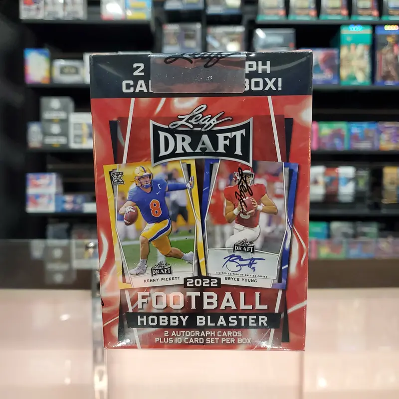 2022 Leaf Draft Football Hobby Blaster Box 1
