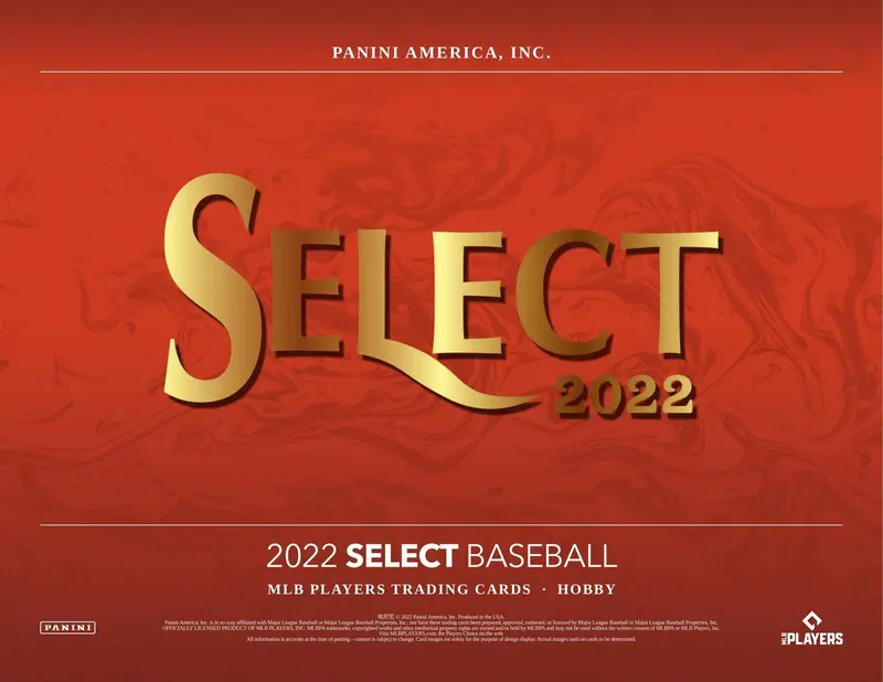 2022 Panini Select Baseball Hobby Box 1