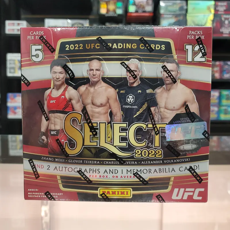 2022 Panini Select Ufc Hobby Box 1