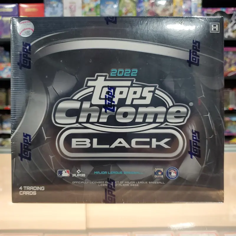 2022 Topps Chrome Black Baseball Hobby Box 1
