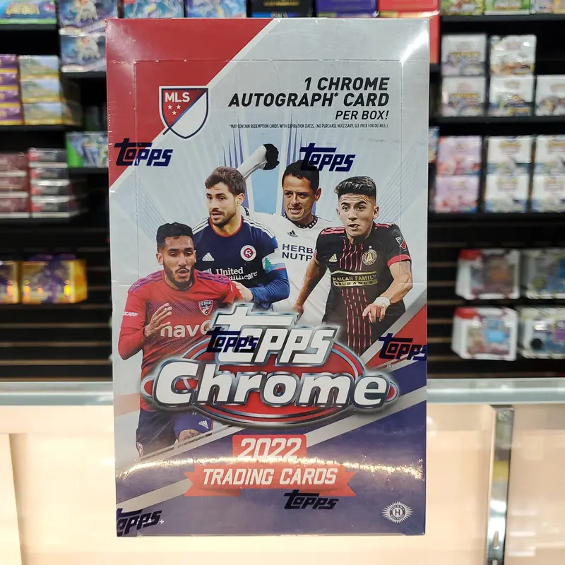 2022 Topps Chrome Major League Soccer Hobby Box 1