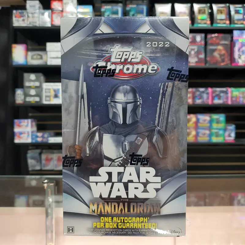 2022 Topps Chrome Star Wars Mandalorian Beskar Box 1