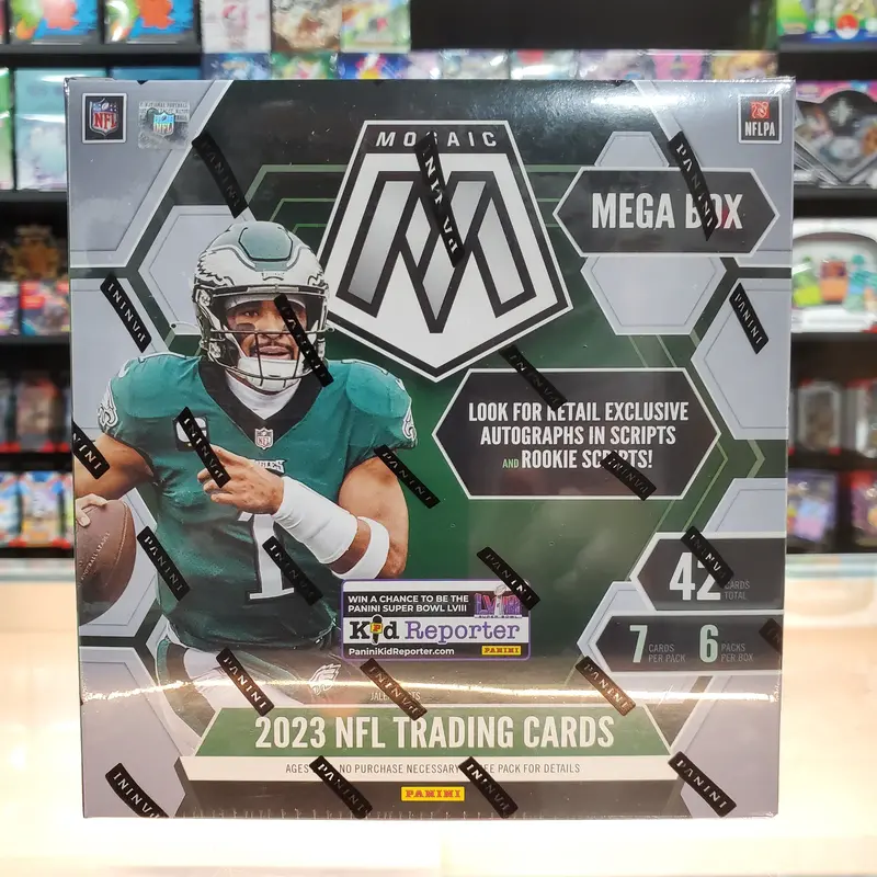 2023 Mosaic Football Hobby Mega Box (Reactive Blue Parallels) 1