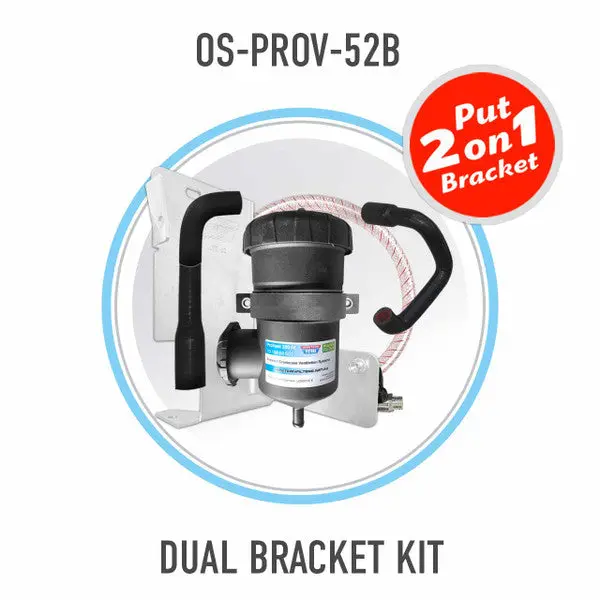 2023-On Toyota Landcruiser 70 Series 2.8L Provent Catch Can Dual Bracket Kit Os-Prov-52B 1