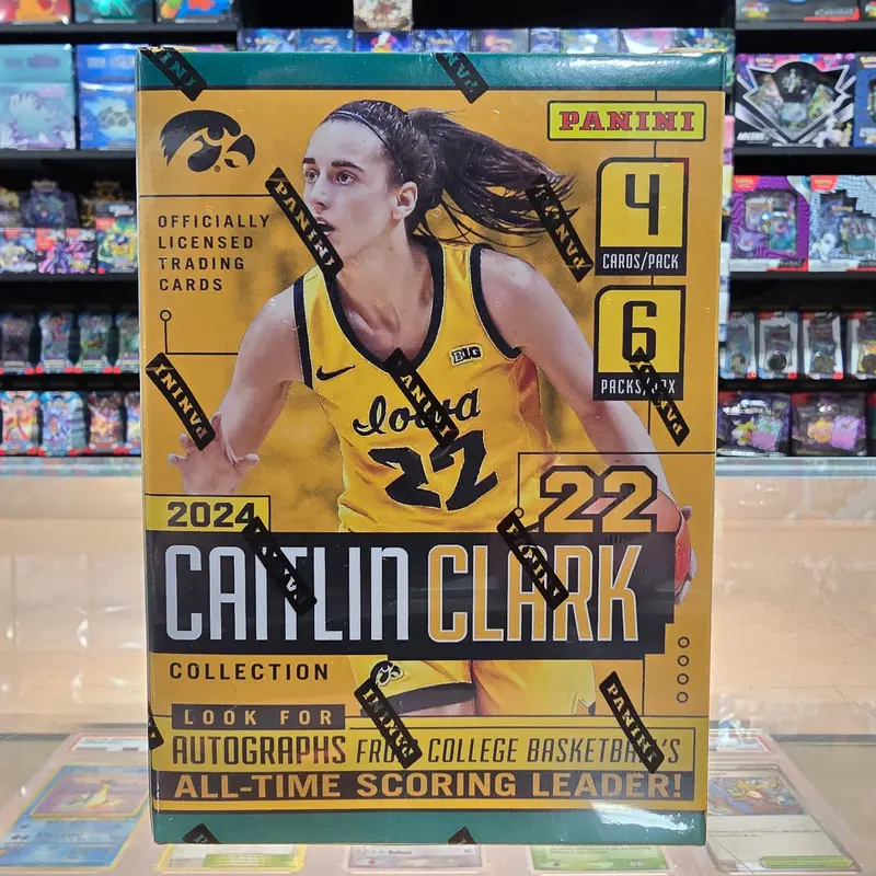 2024 Caitlin Clark Collection Basketball Hobby Blaster Box (Green) 1