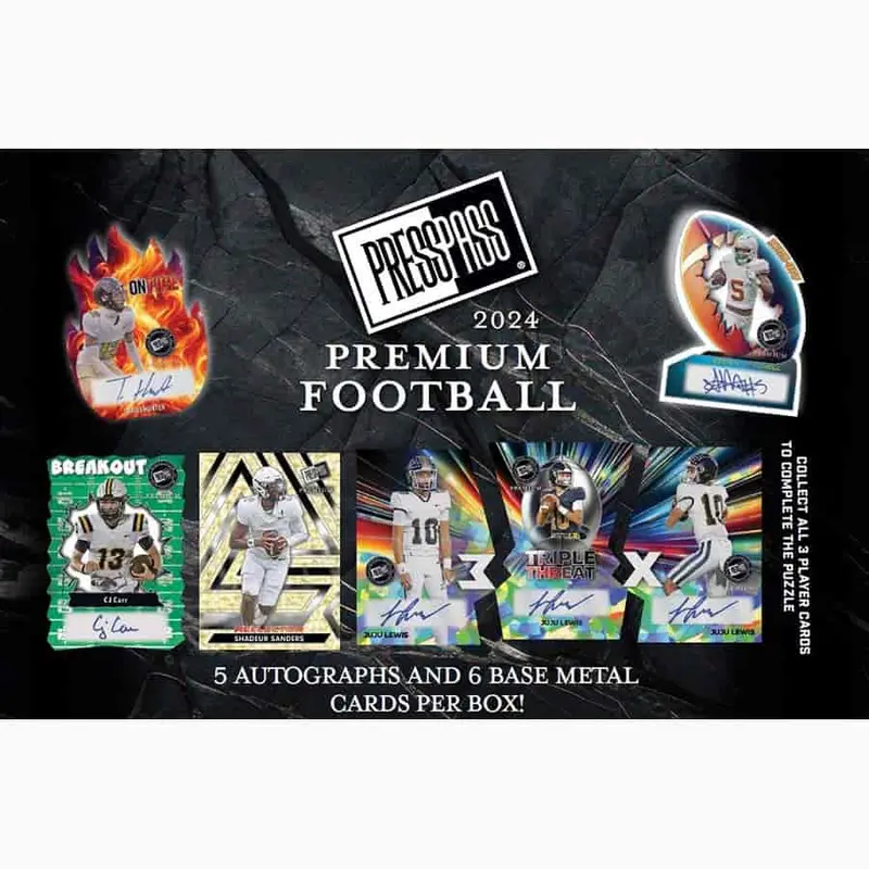 2024 Press Pass Premium Football Hobby Box 1