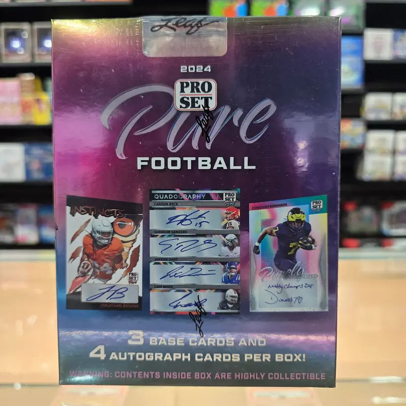 2024 Pro Set Pure Football Hobby Box 1