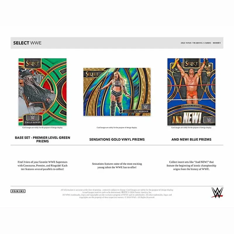 2024 Select Wwe Hobby Box 1