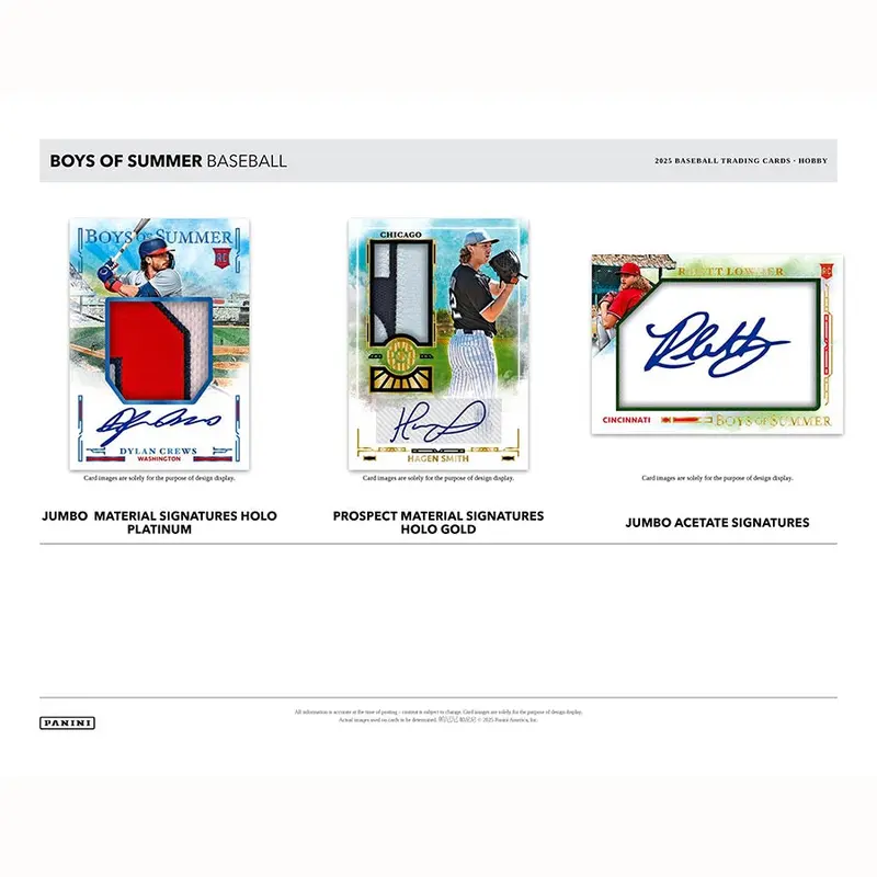 2025 Boys Of Summer Baseball Hobby Box 1