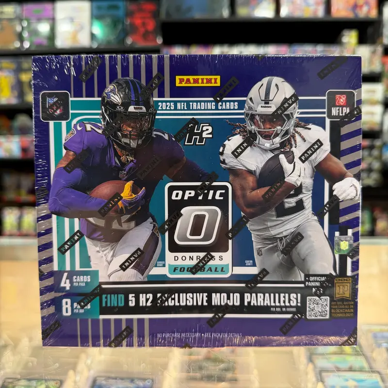 2025 Donruss Optic H2 Hybrid Football Hobby Mega Box 1