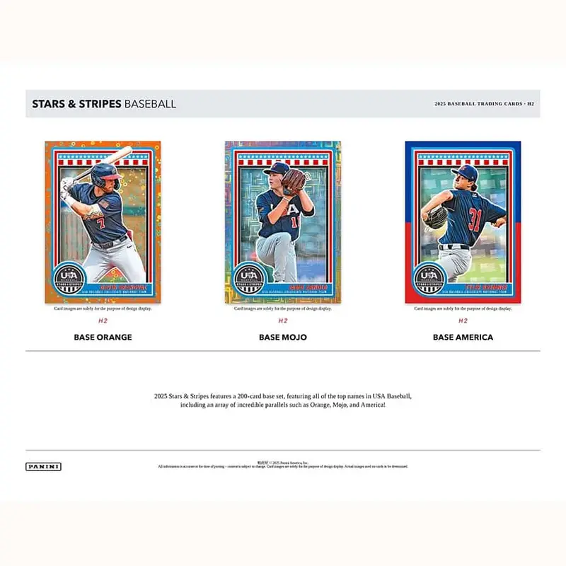 2025 Usa Stars & Stripes Baseball Hybrid Hobby Box 1