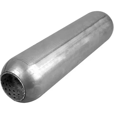 3 1/2" Round, 15" Long, 2 1/4", C/C, Perforated Without Spigots, Mild 1
