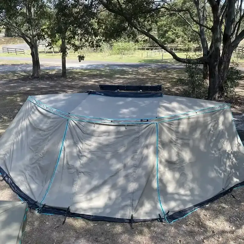 30 Second Awning 180 Degree Awning Wall Kit 1