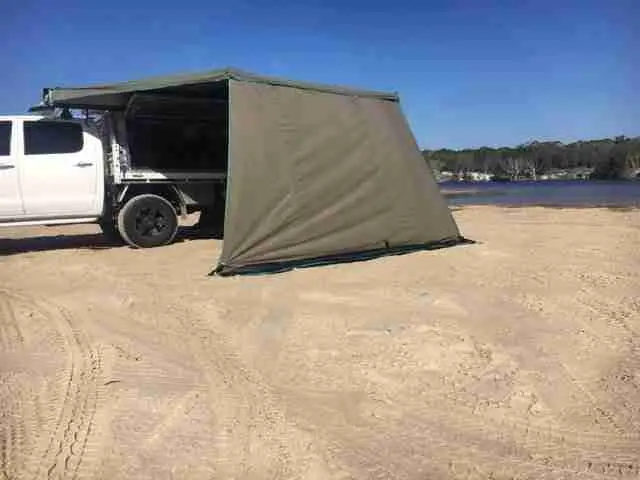 30 Second Wing Awning Solid Wall - Medium - 2.1M 1