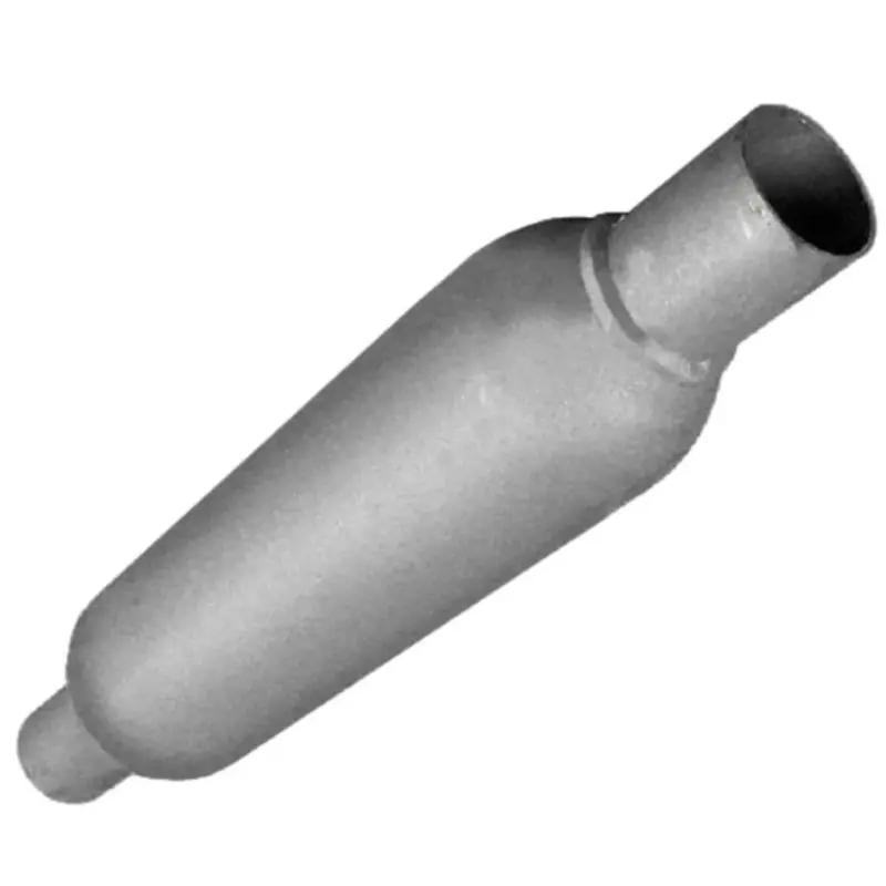 4" Round, 12" Long, 3", C/C, Spiral Louvered With Spigots, Mild 2