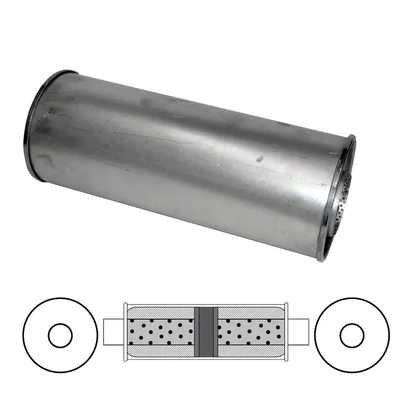 6" Round, 14" Long, 3" Centre/Centre - Chambered 1