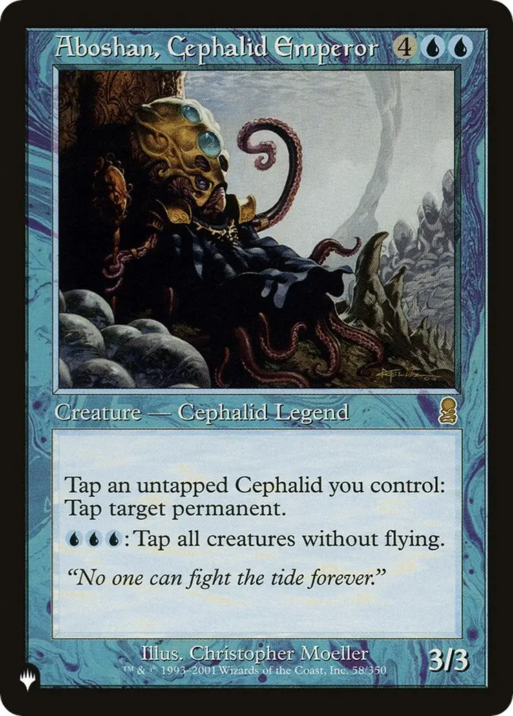 Aboshan, Cephalid Emperor (58/350) (List) 1