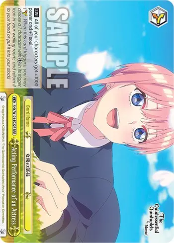 Acting Performance Of An Actress (5Hy/W101-E022r Rrr) [The Quintessential Quintuplets Movie] 1