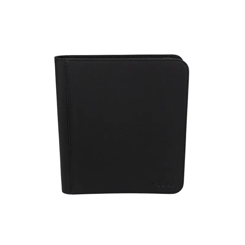 Aegis: 4-Pocket Diamond-Zip Toploader Binder (Black) 1