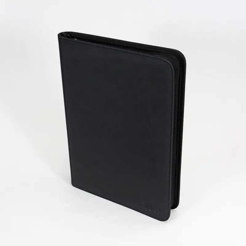 Aegis: 9-Pocket Diamond-Zip Binder (Black) 2