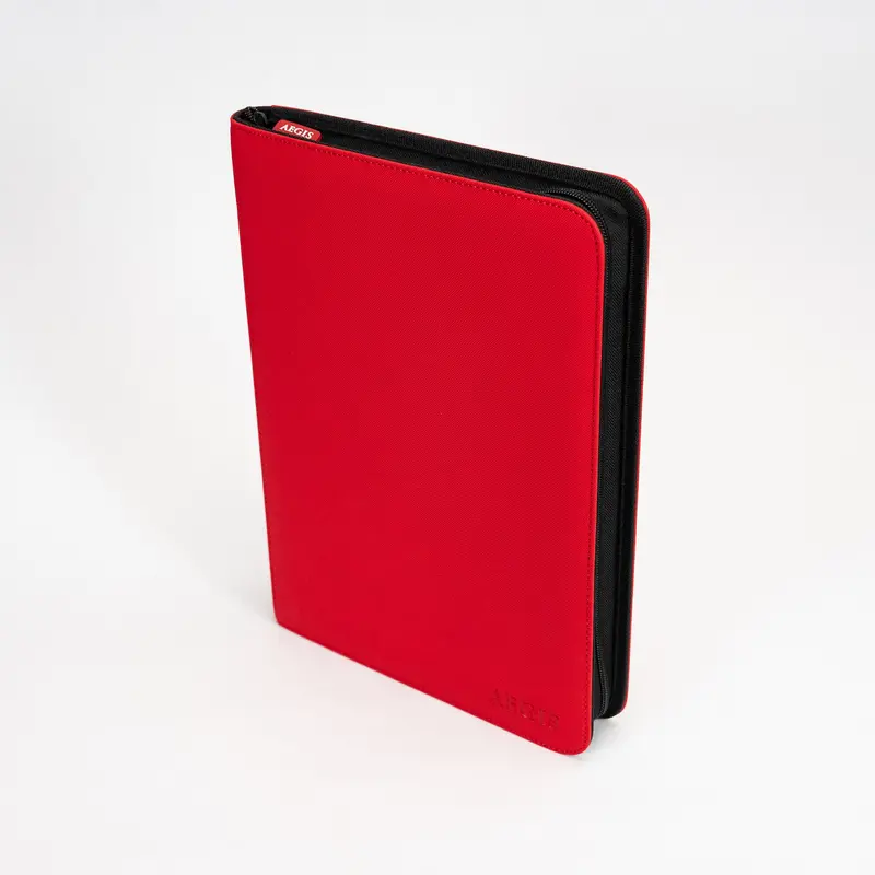 Aegis: 9-Pocket Diamond-Zip Binder (Red) 2