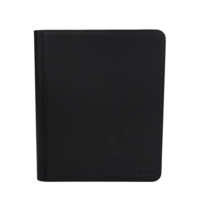 Aegis: 9-Pocket Diamond-Zip Toploader Binder (Black) 1