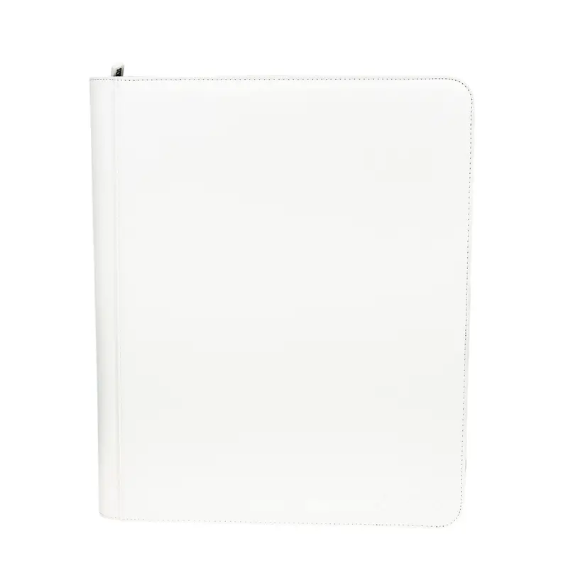 Aegis: 9-Pocket Diamond-Zip Toploader Binder (White) 1