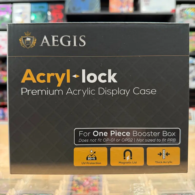 Aegis: Acryl-Lock Booster Box Display (For One Piece Tcg) 1